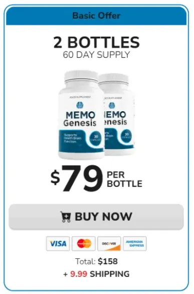 Order Memo Genesis 2 Bottles